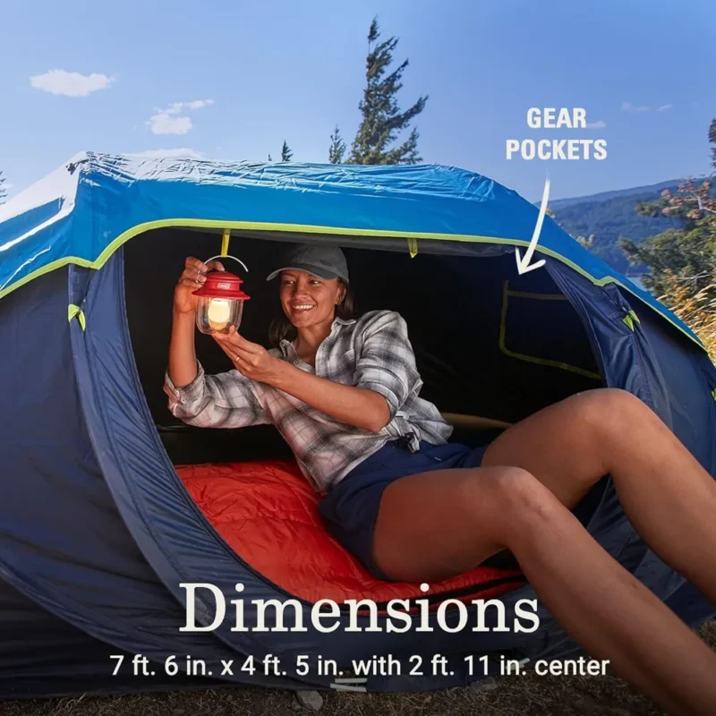 Instant Pop Up 2-Person Darkroom Tent with 10-Second Setup for 4-Season Camping - Image 3