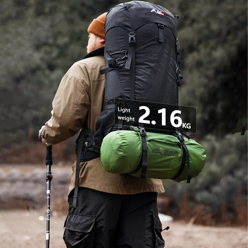 Ultralight Waterproof 2-Person Backpacking Tent with Double Layer for 3-Season Hiking - Image 6