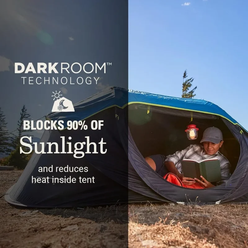 Instant Pop Up 2-Person Darkroom Tent with 10-Second Setup for 4-Season Camping - Image 6