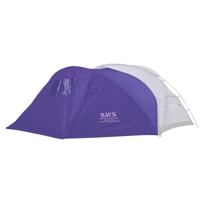 Ultralight Single Layer 2-Person Aluminum Pole Trekking Tent with Waterproof Protection for Backpacking Adventures - Image 10