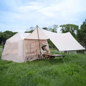Automatic Inflatable 2-Person Camping Tent with Quick Setup for 4-Season Outdoor Adventures