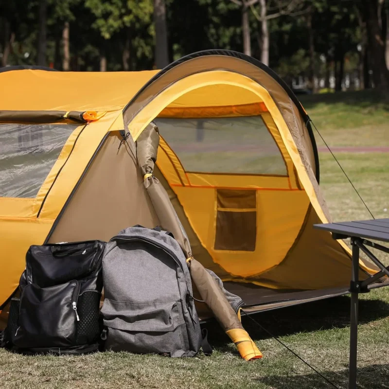 Instant Pop-Up 2-Person Camping Tent with Double Doors for Backpacking and Beach Trips - Image 4