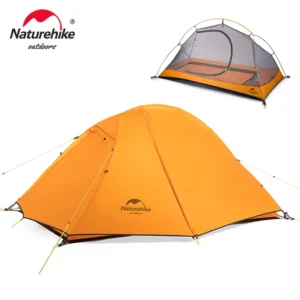 Ultralight 1-Person Backpacking Tent with Double Layer for Four-Season Outdoor Adventures