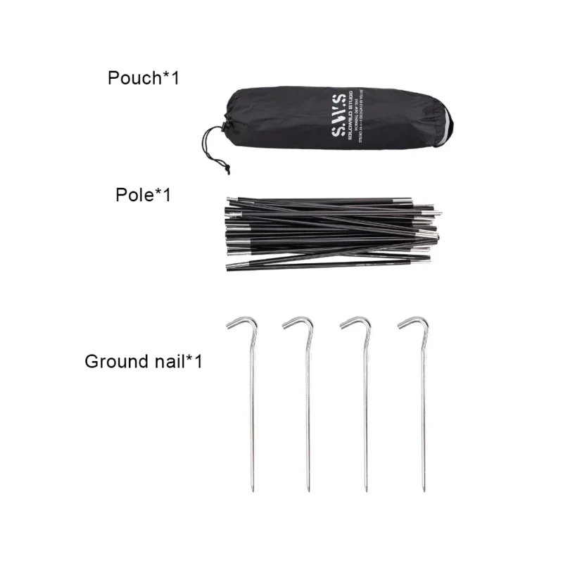 Ultralight Waterproof 2-Person Trekking Tent with Aluminum Poles for Three-Season Adventures - Image 5