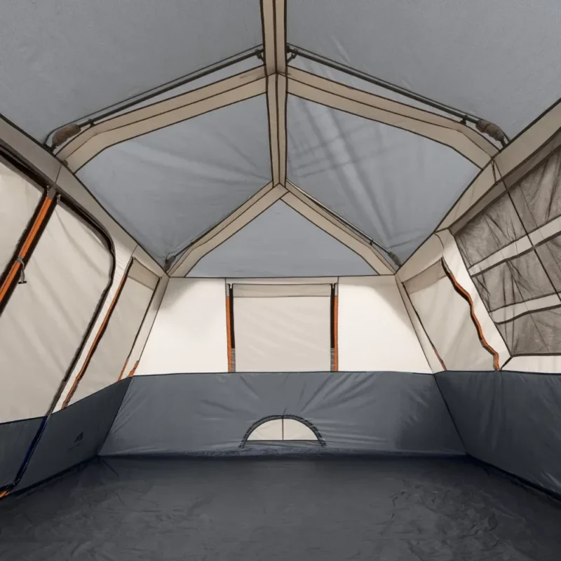 Spacious 10-Person Instant Cabin Tent with Room Divider for Family Camping Adventures - Image 4