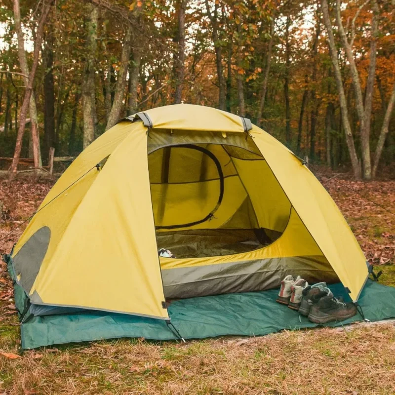 Ultralight Waterproof 2-Person Camping Tent with Aluminum Frame Double Layer for 4-Season Adventures - Image 3
