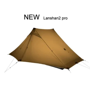 Ultralight 2-Person Double Layer Backpacking Tent with Trekking Pole Setup for 3-Season Hiking