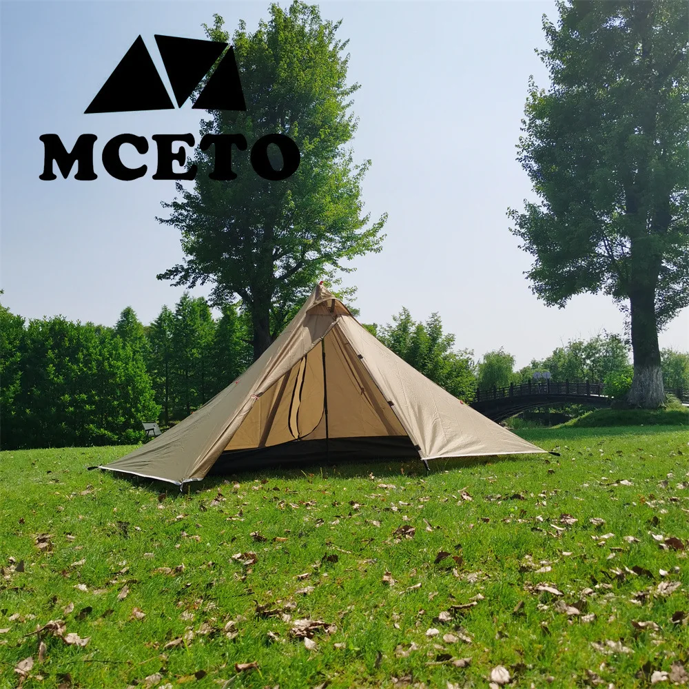 Double-layer tent with extended vestibule design for superior weather protection in alpine conditions