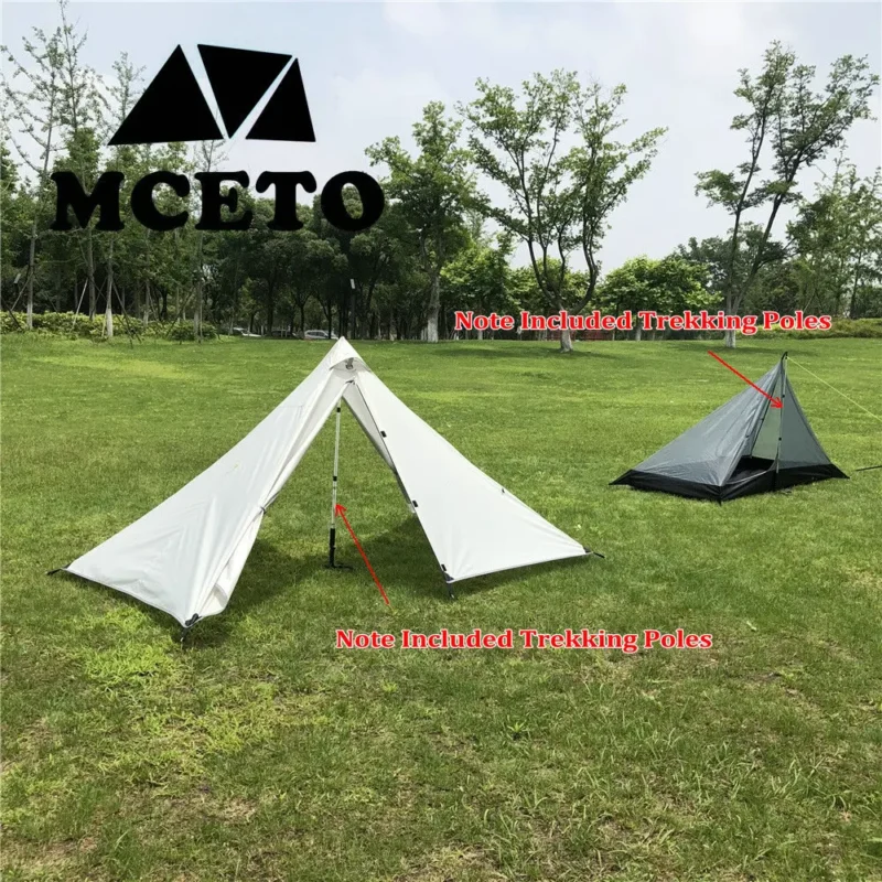 Ultralight Single Person 4-Season Backpacking Tent with Vestibule and Double Layer for Outdoor Adventures - Image 3