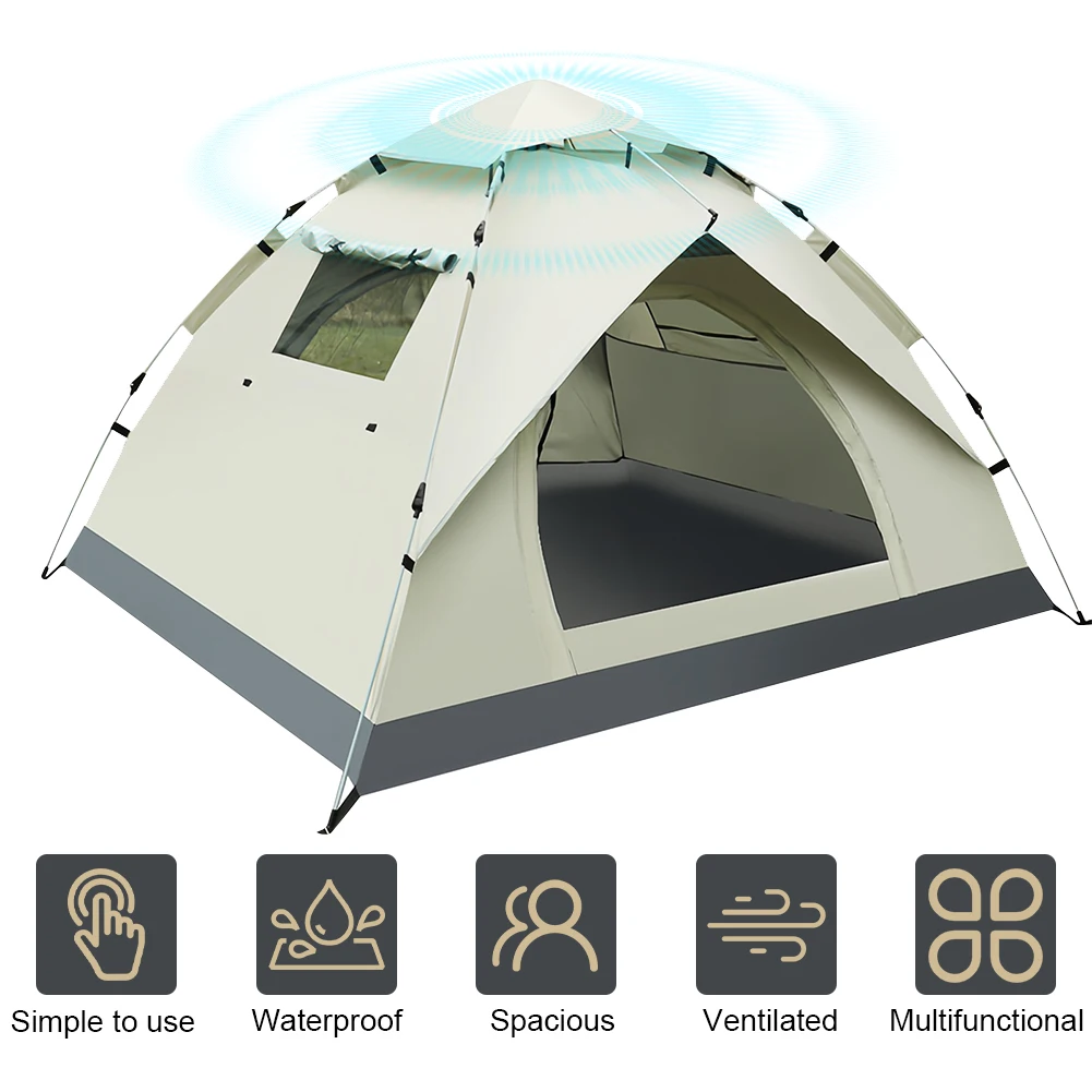 Easy setup freestanding shelter for efficient trail accommodation